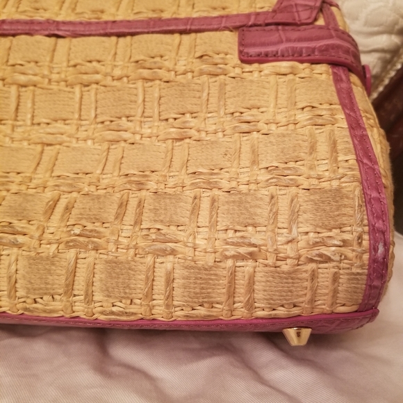 Structured bamboo handled handbag - Picture 3 of 5